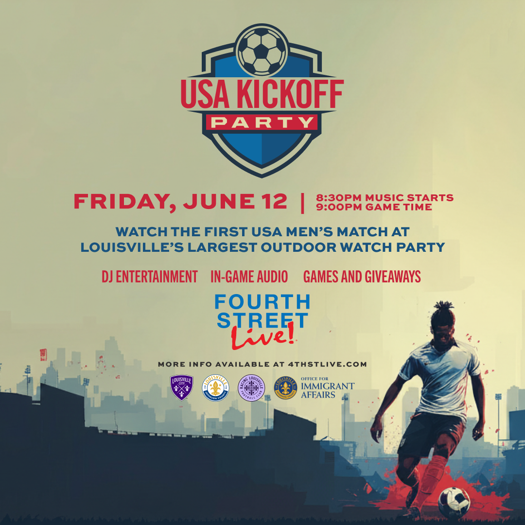Fourth Street Live! Entertainment District Facebook ad: USA Kickoff Party