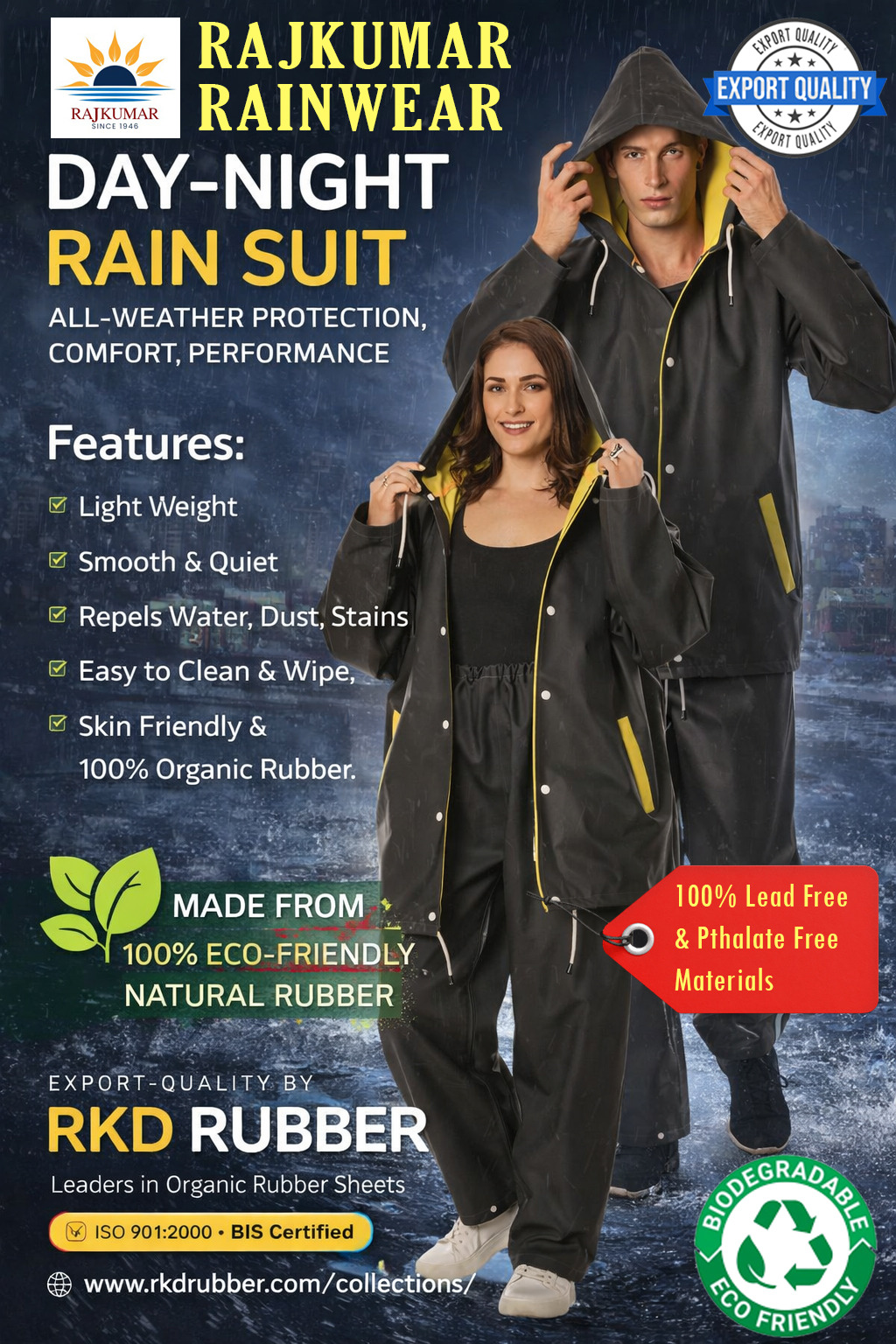 RKD Rubber Rainwears Facebook ad: Collections - Rajkumar Dyeing & Printing Works Private…