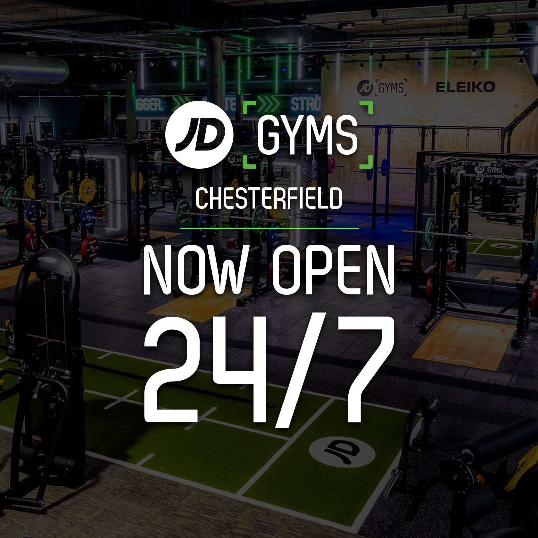 JD Gyms - Chesterfield Facebook ad: 24/7 Access Now Available | Join Online