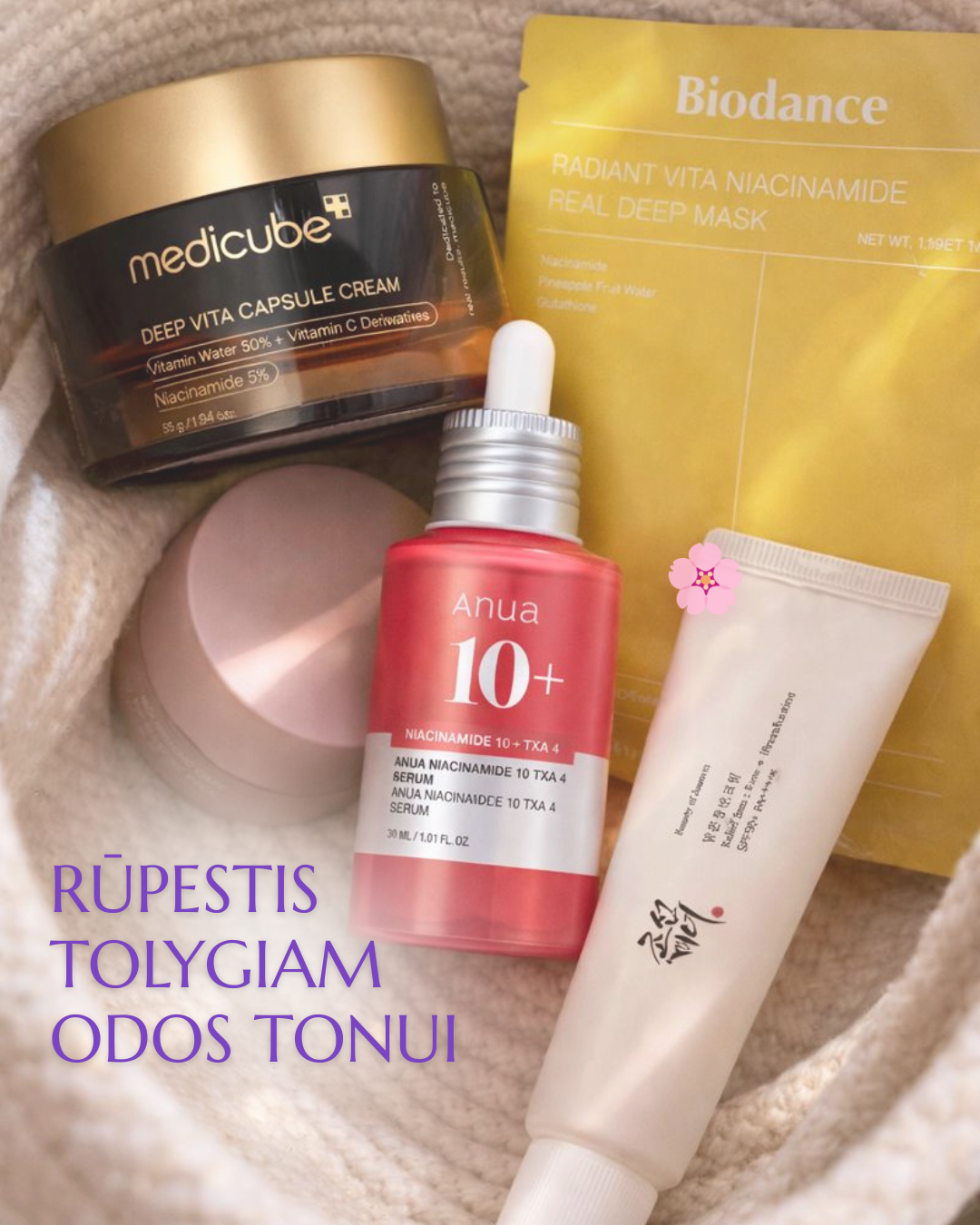 Asian Blossom korėjietiška kosmetika Facebook ad