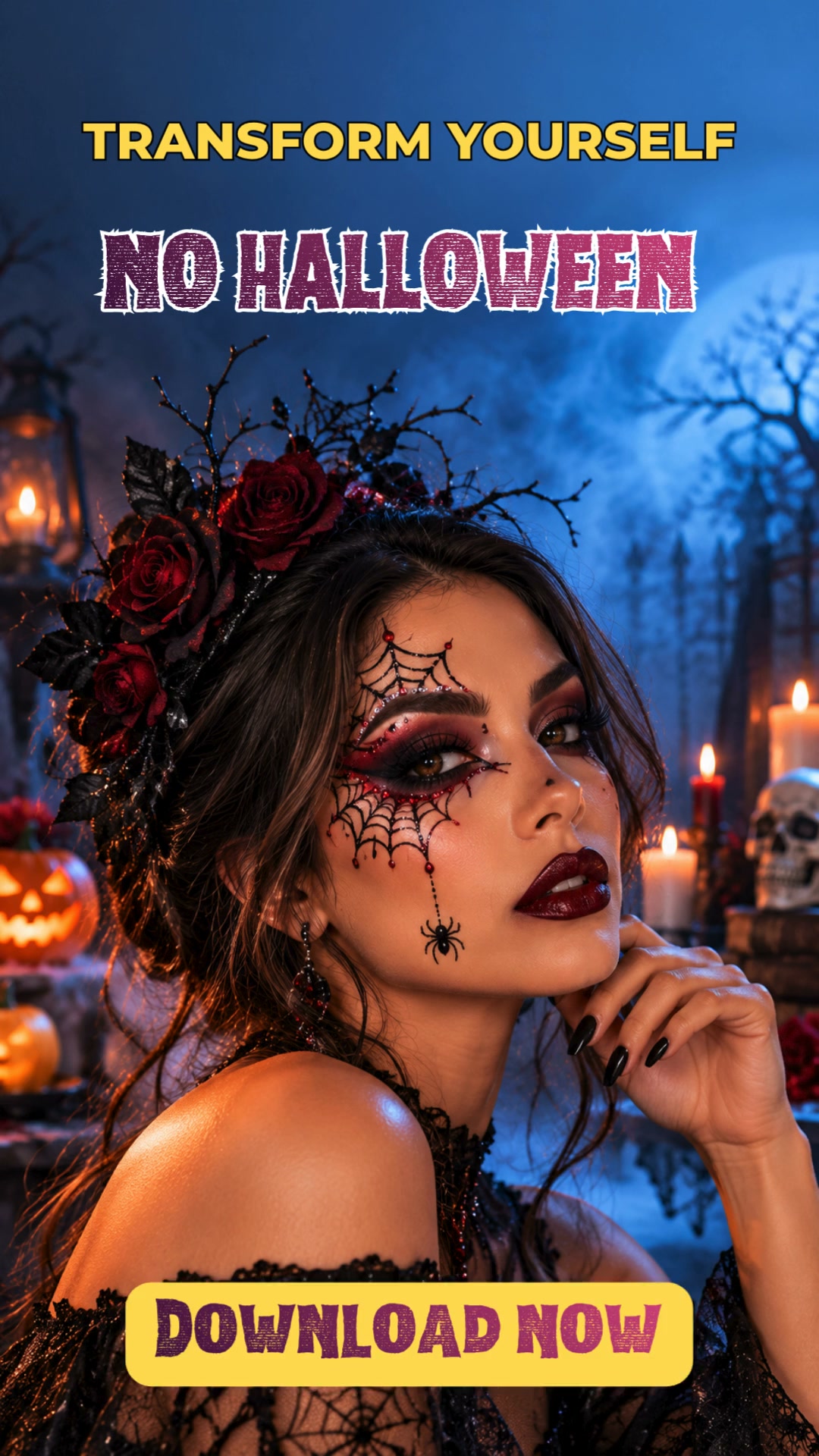 SMART TIPS Facebook ad: Transform Your Look for Halloween!