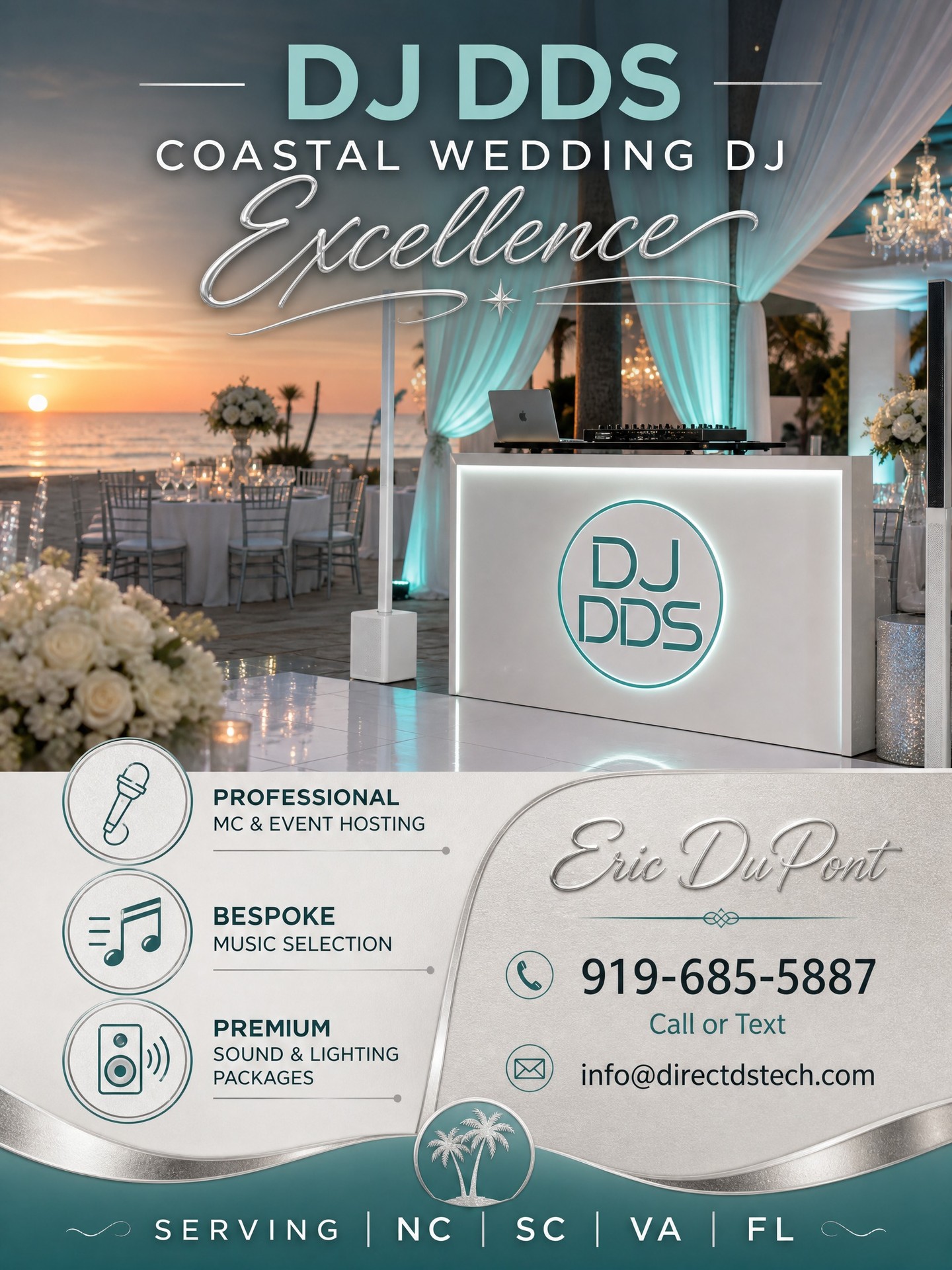 DJ DDS Facebook ad: DJ DDS | Wedding & Event DJ + Sound System