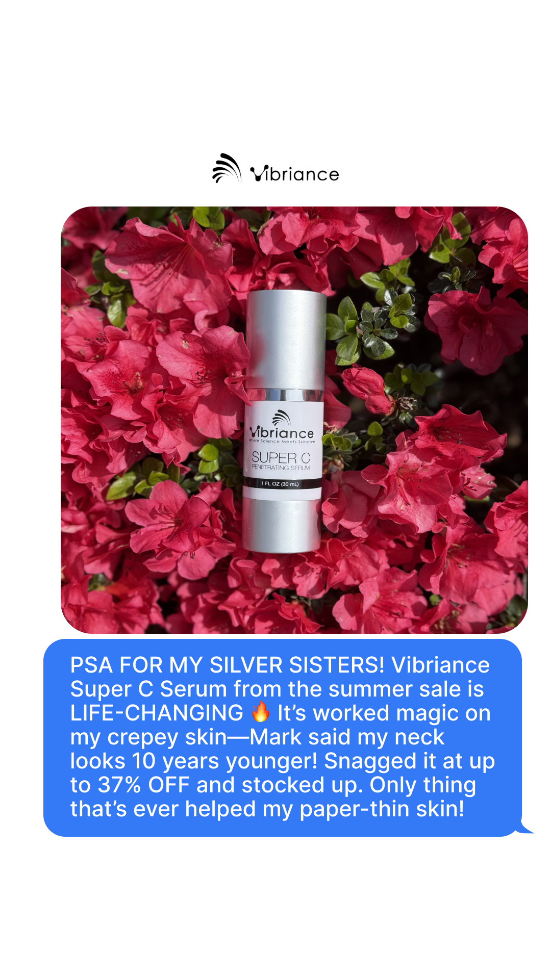 Ageless Beauty Secrets Facebook ad