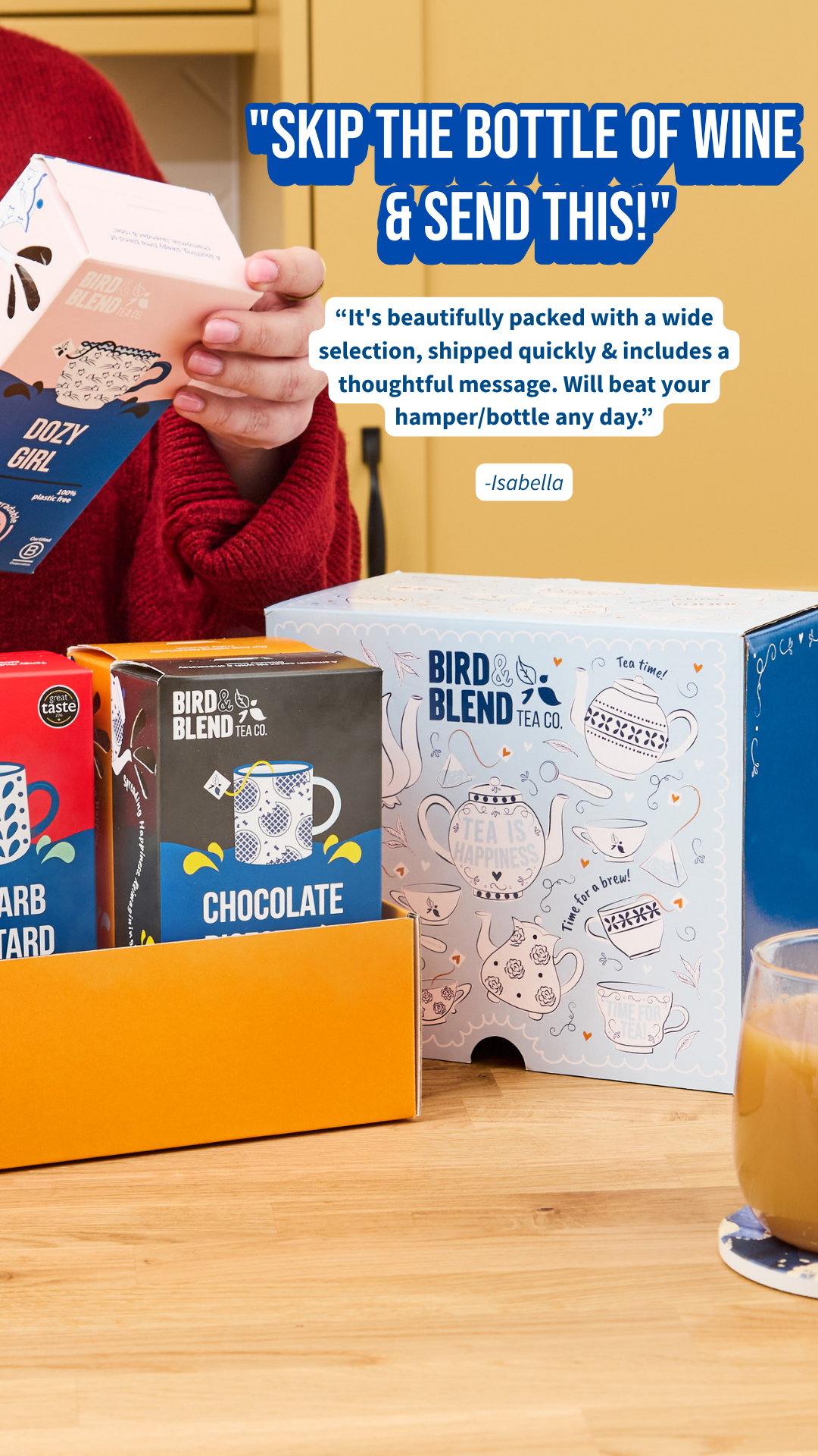 Bird & Blend Tea Co. Facebook ad