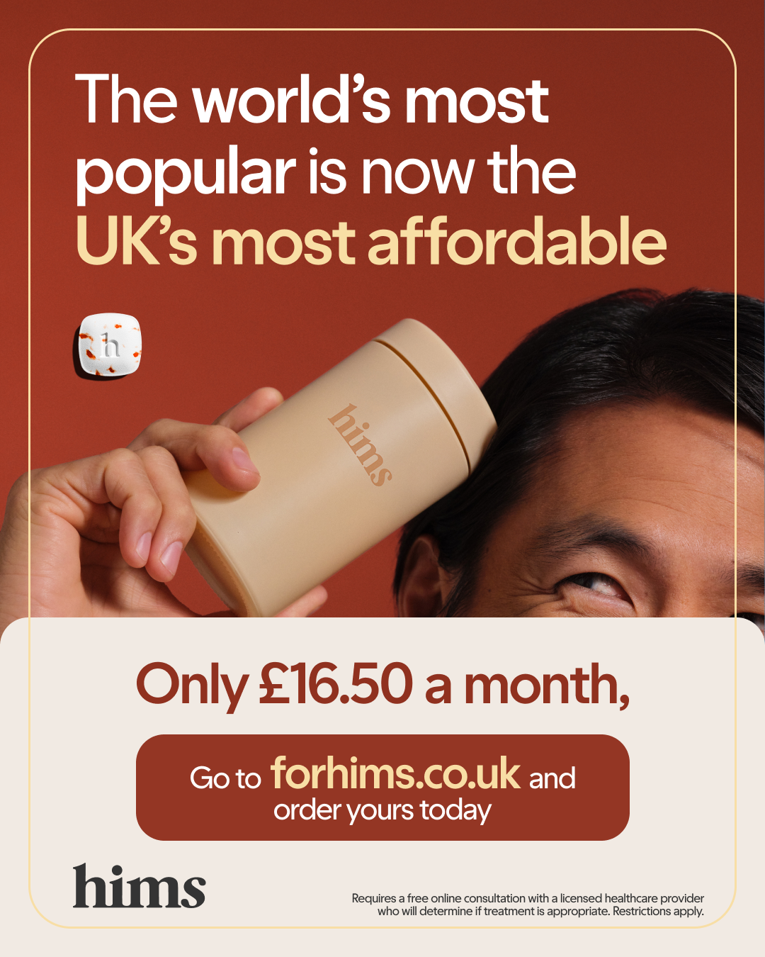 hims Facebook ad