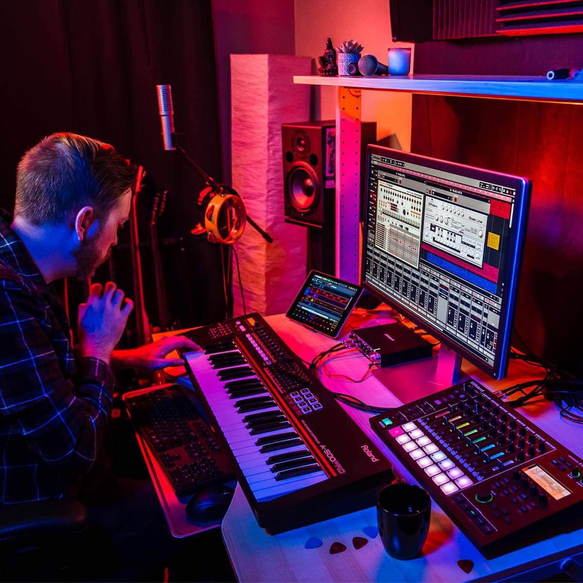 Roland Facebook ad: Try legendary Roland synths and access 1000's of…