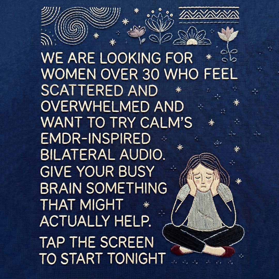 Calm Facebook ad