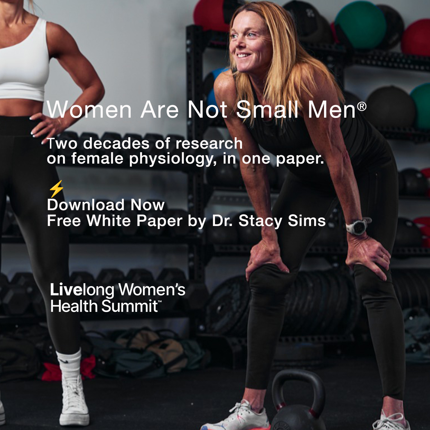 Livelong Media Facebook ad: Dr. Stacy Sims on the research gap behind…