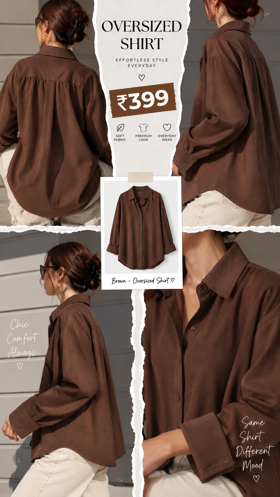 Urbunx Facebook ad: Shirts Starting at ₹399