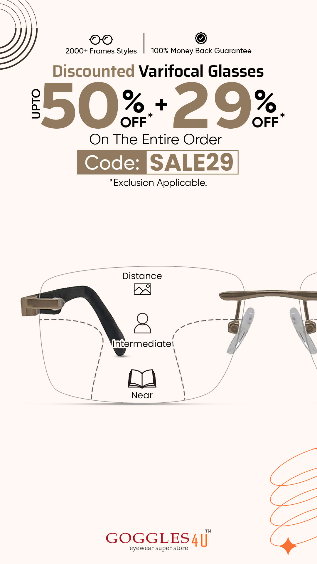 Goggles4U UK Glasses Facebook ad