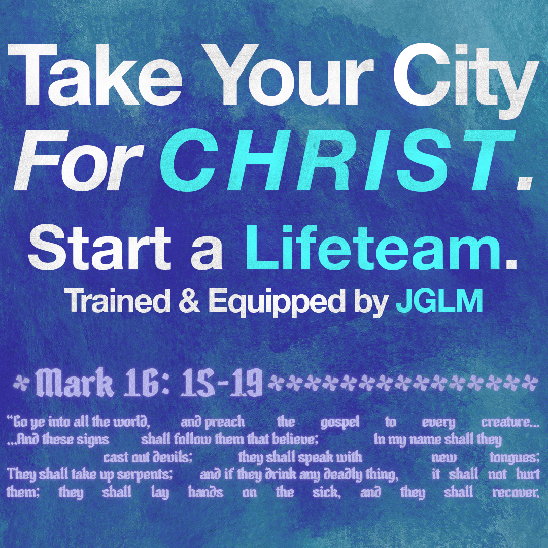 John G. Lake Ministries Facebook ad: Lead with Vision, Lead a JGLM LifeTeam