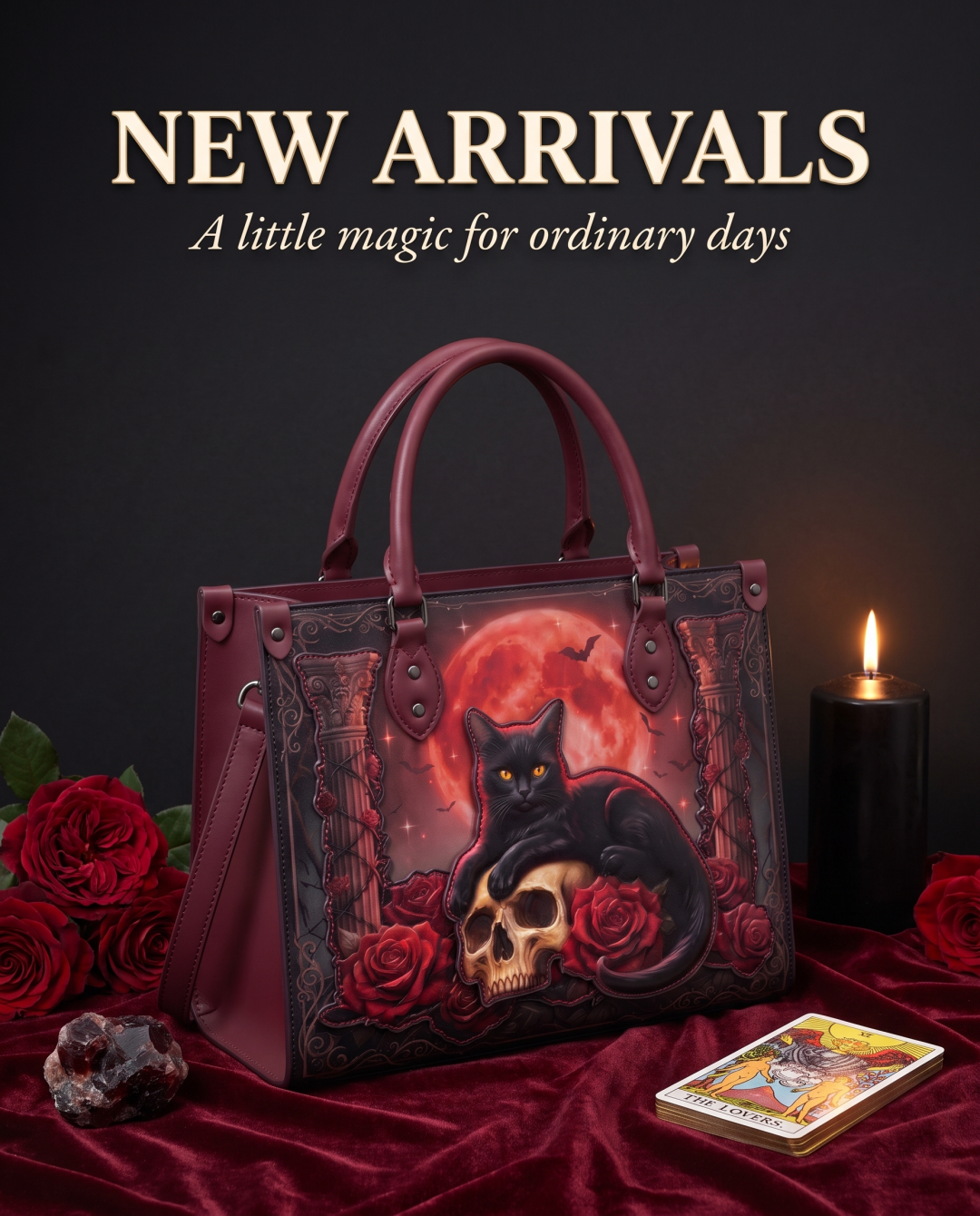 Skullette - Leather Handbags For Skull Lovers Facebook ad