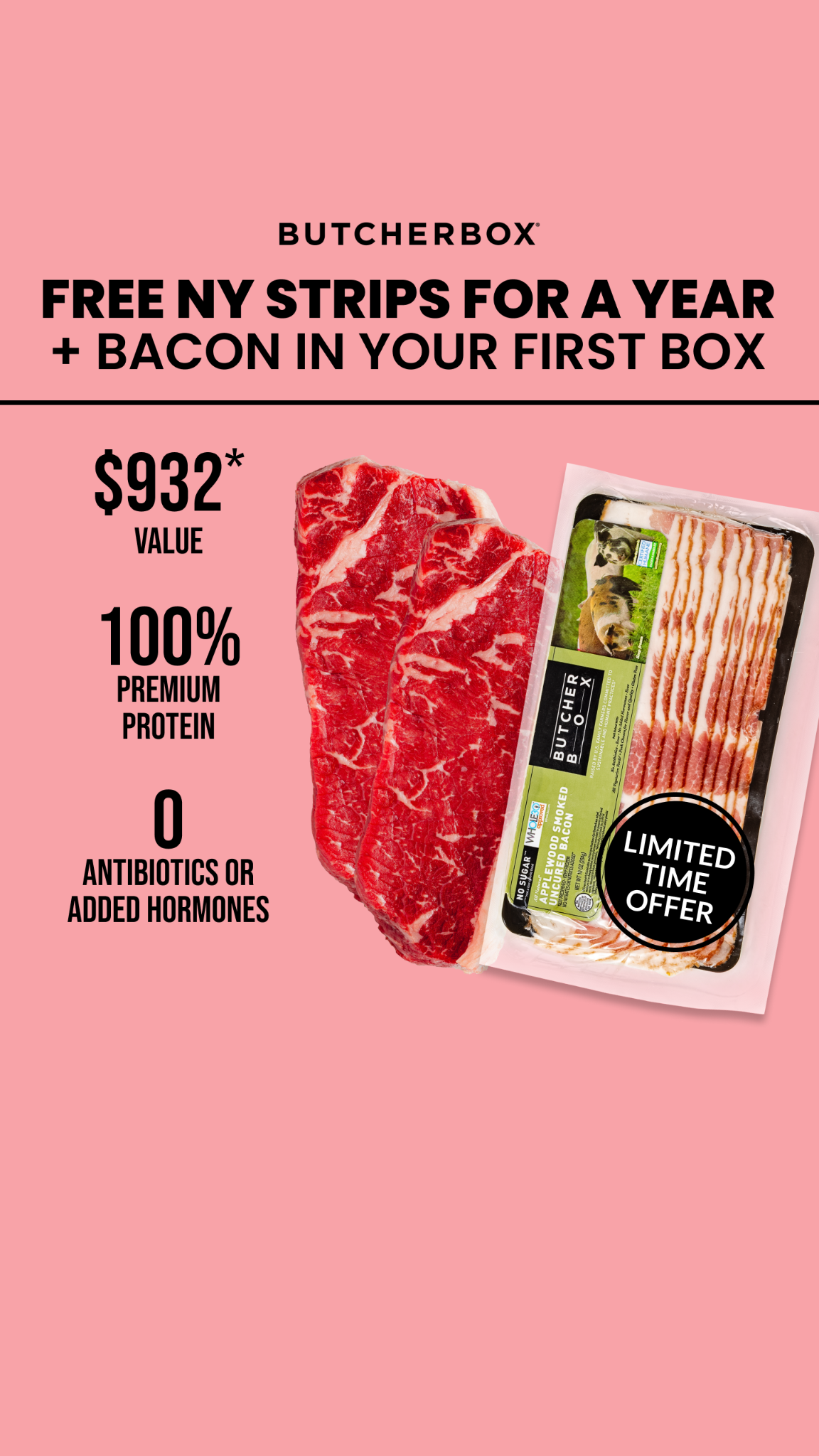 ButcherBox Facebook ad