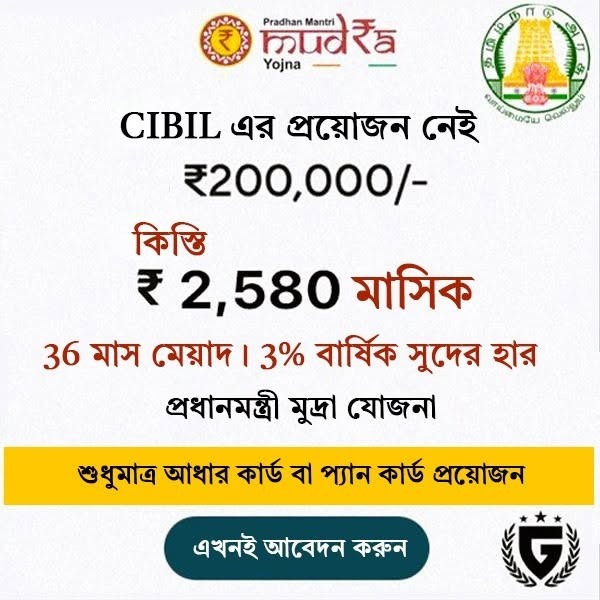 CredBridge Loan Facebook ad: Aadhar Pe EMI Loan Calculator