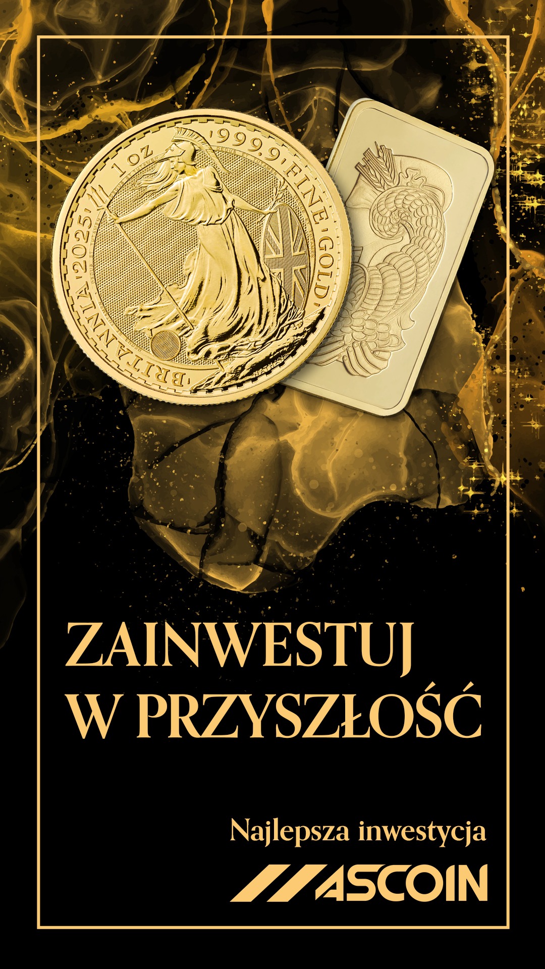ASCOIN - salon złota inwestycyjnego Facebook ad from Jan 27, 2026