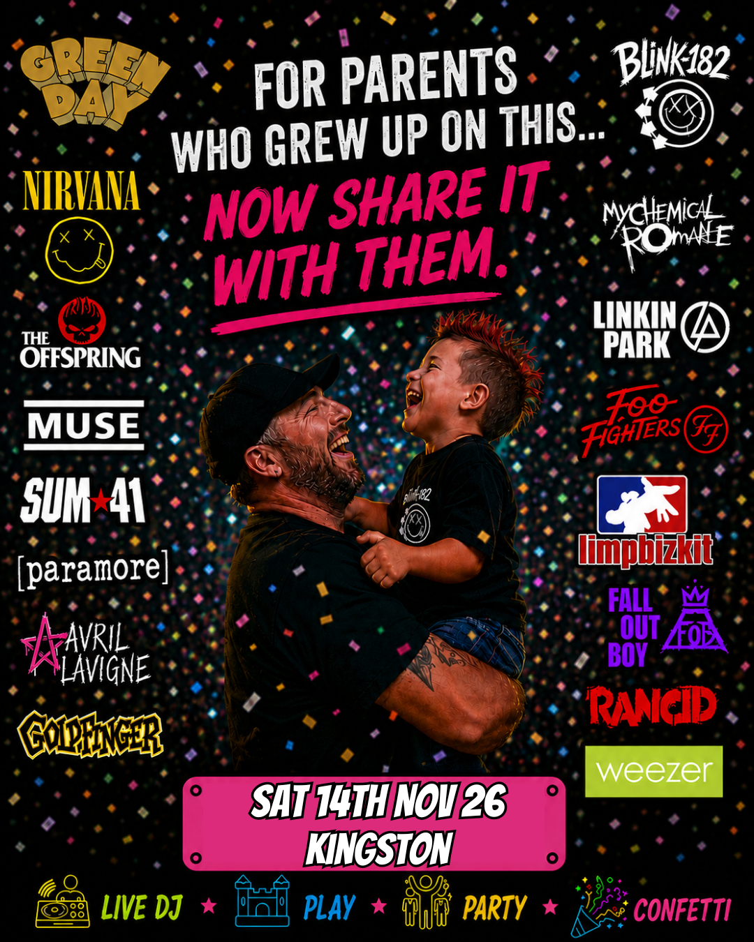 Punk Rock Playdate Facebook ad