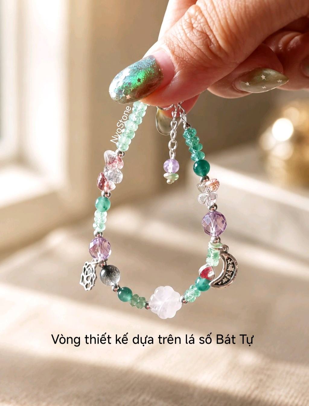 NyoStone-Vòng đá thiết kế theo Bát Tự Facebook ad: Khi bạn đeo một chiếc vòng được thiết…