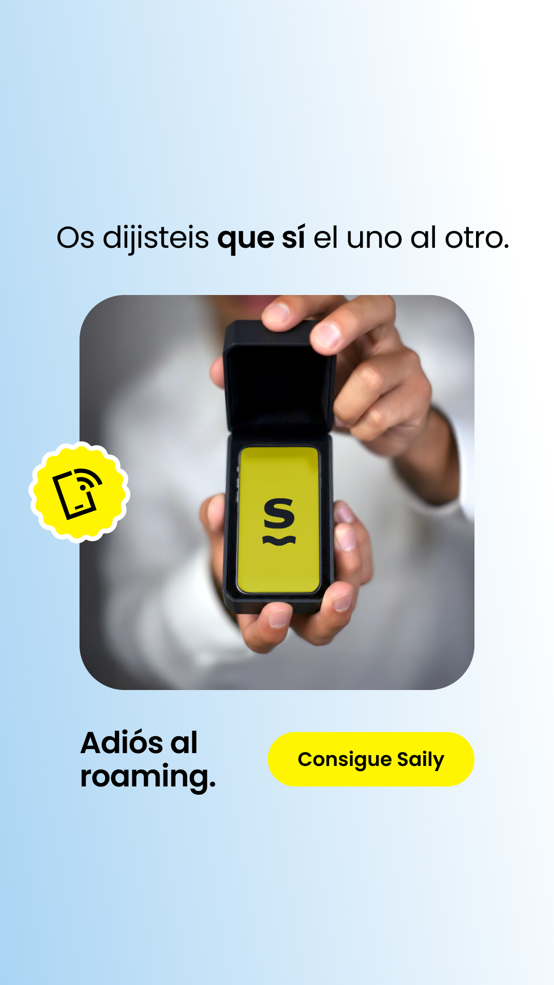 Saily Facebook ad