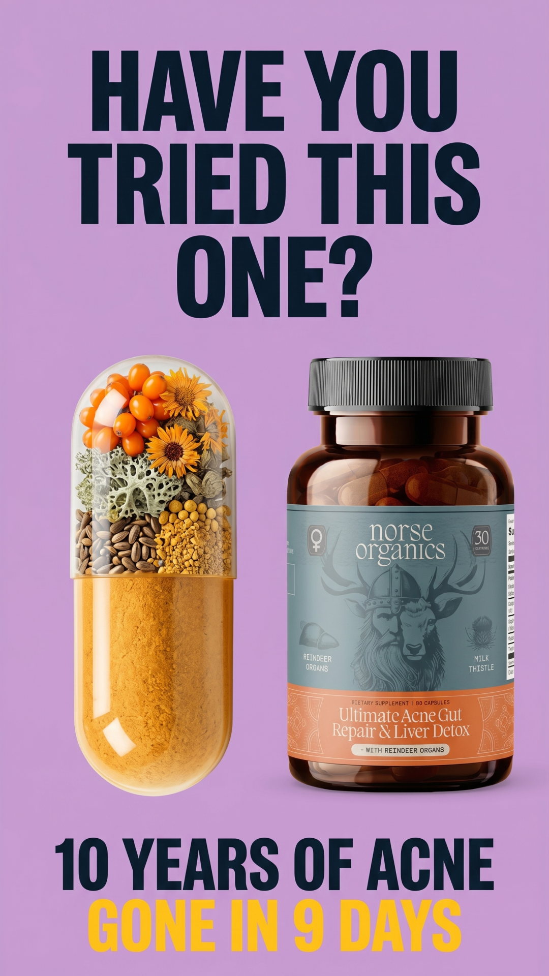 Norse Organics Facebook ad