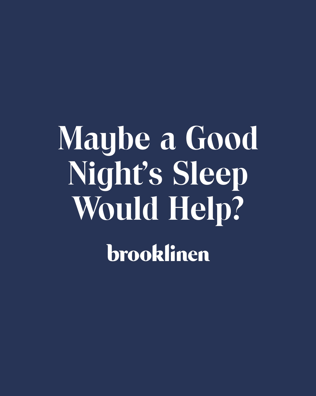 Brooklinen Facebook ad