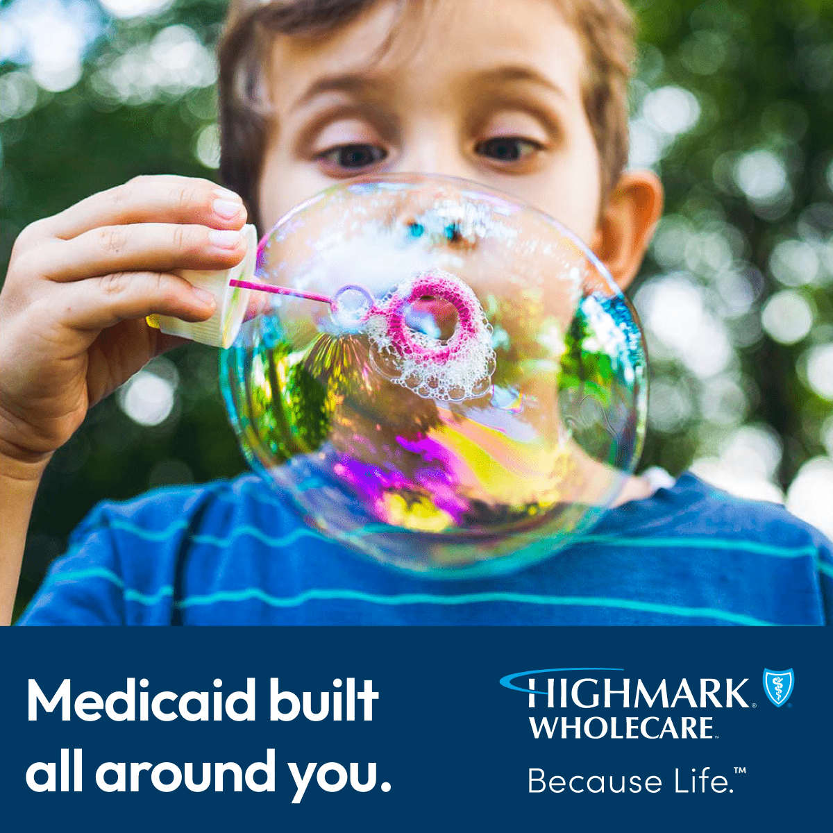 Highmark Wholecare Facebook ad: Get more with Highmark Wholecare.