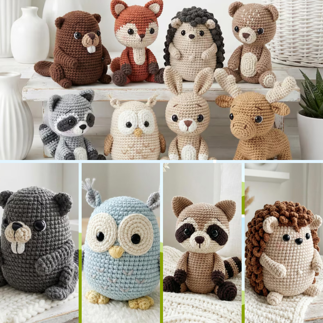 Fanttastticrochet Facebook ad: Amigurumi Forest Animals Crochet Pattern Bundle