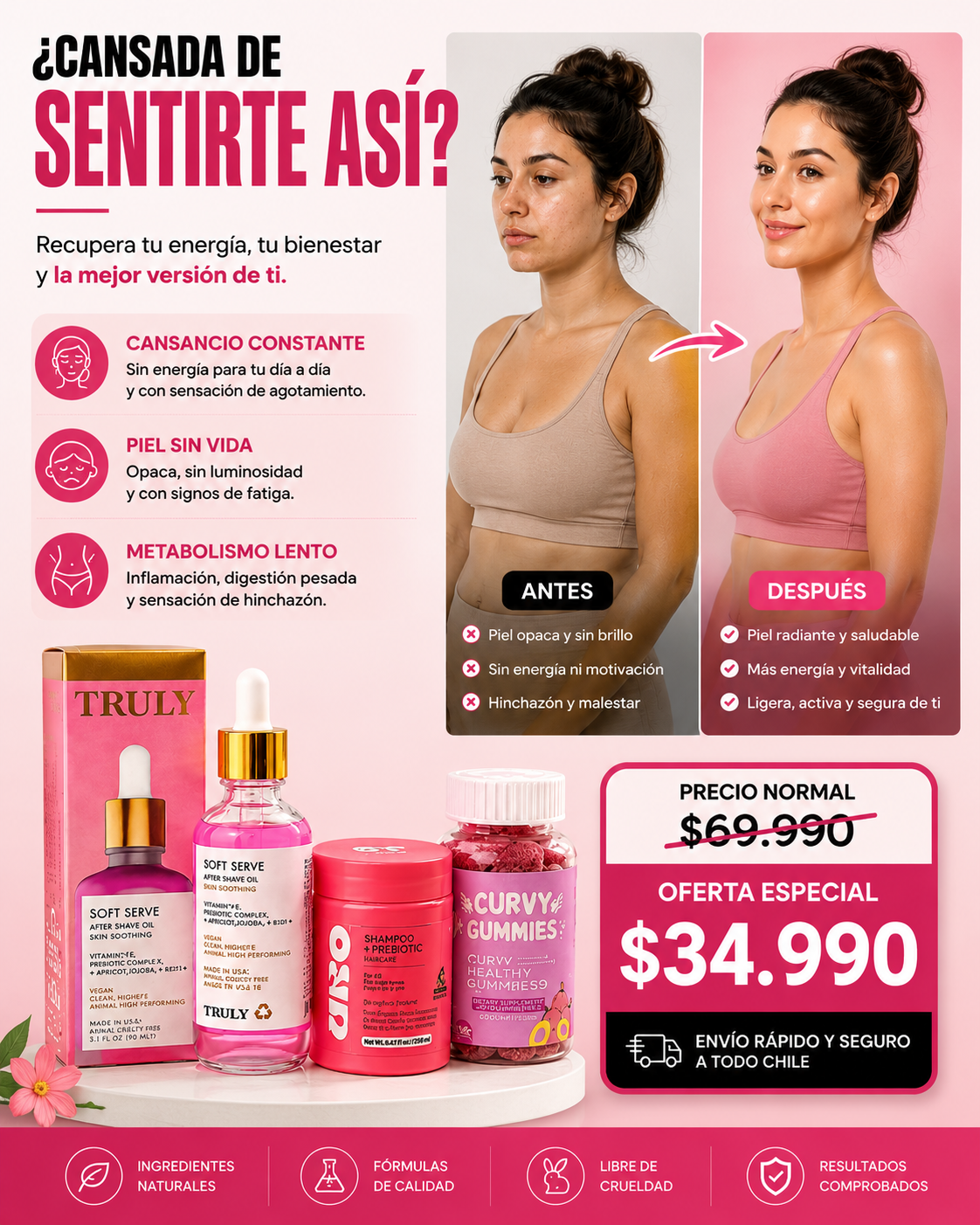 ANVI Facebook ad: MEGA PACK FEMENINO | DATE EL CUIDADO Y AMOR QUE MERECES