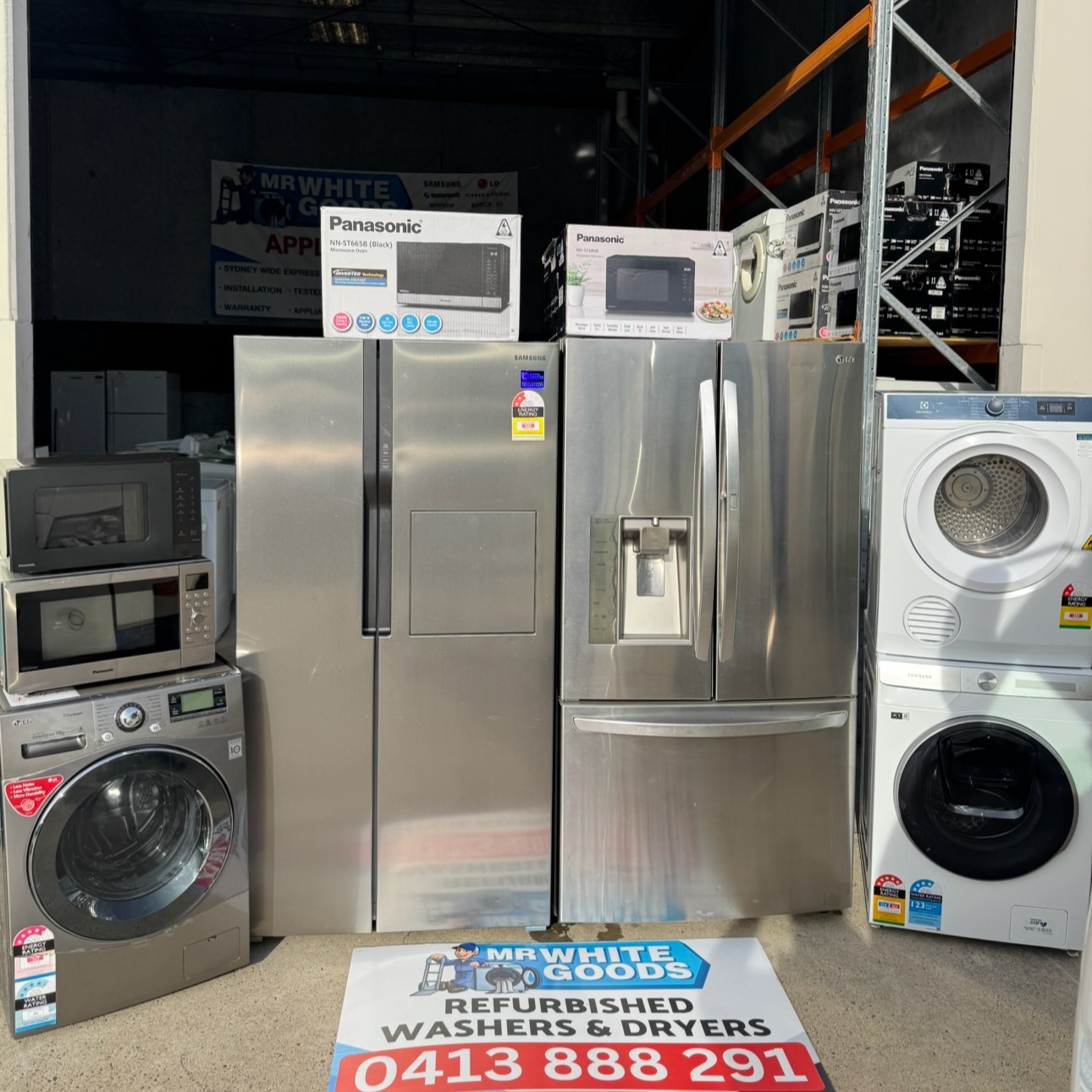 Mr White Goods Facebook ad
