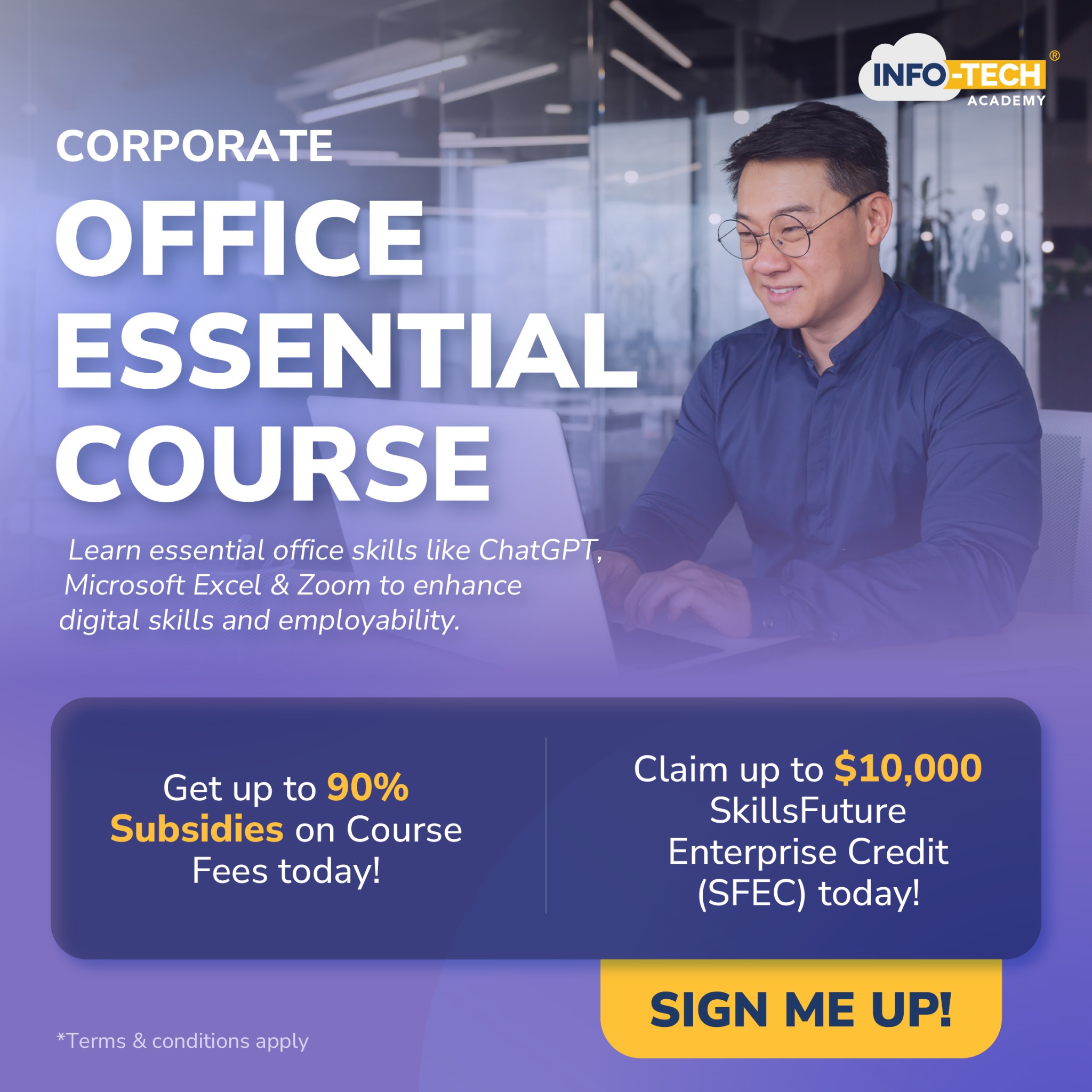 Info-Tech Academy Facebook ad