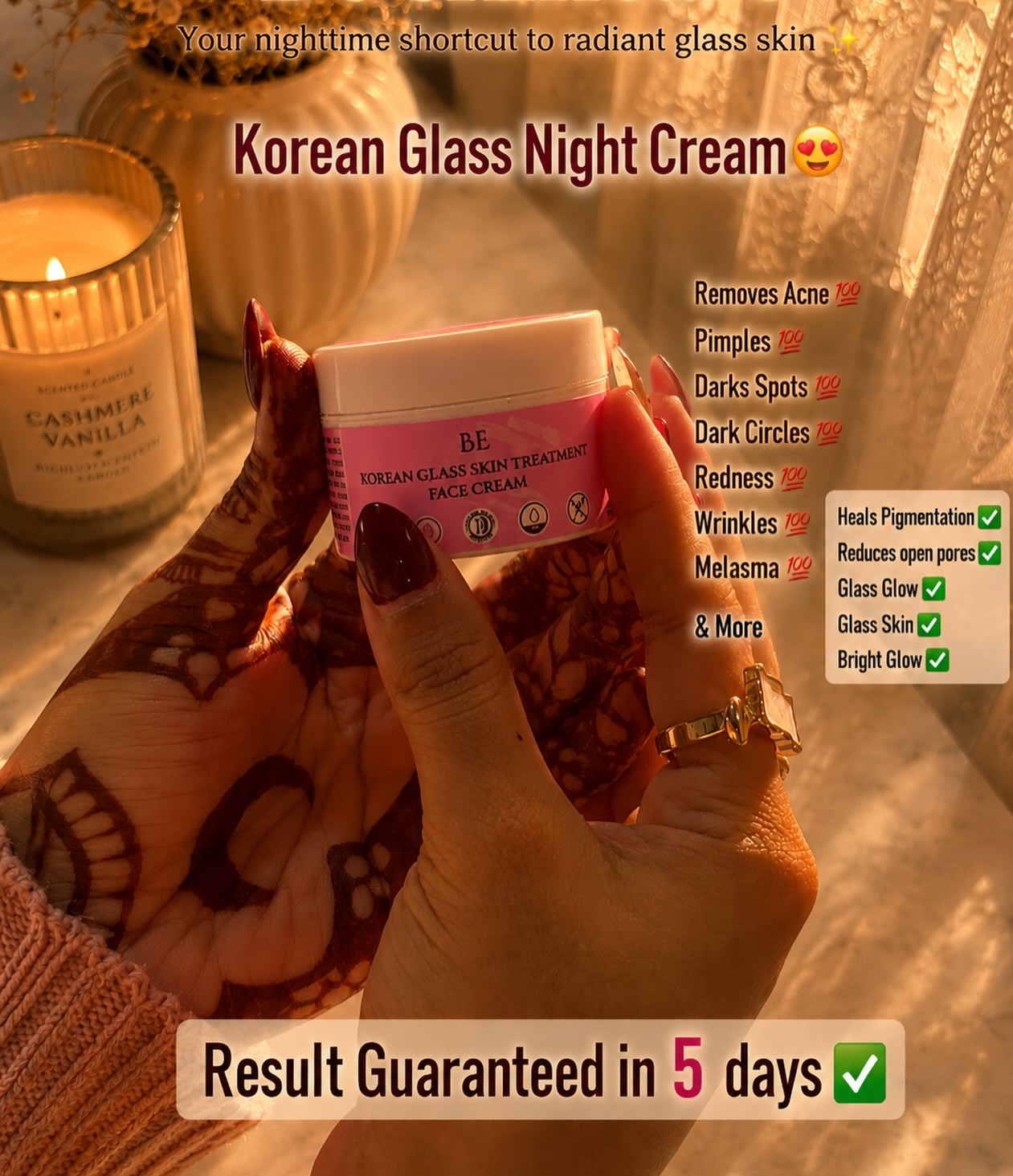 Be skincare Facebook ad from Jul 22, 2026