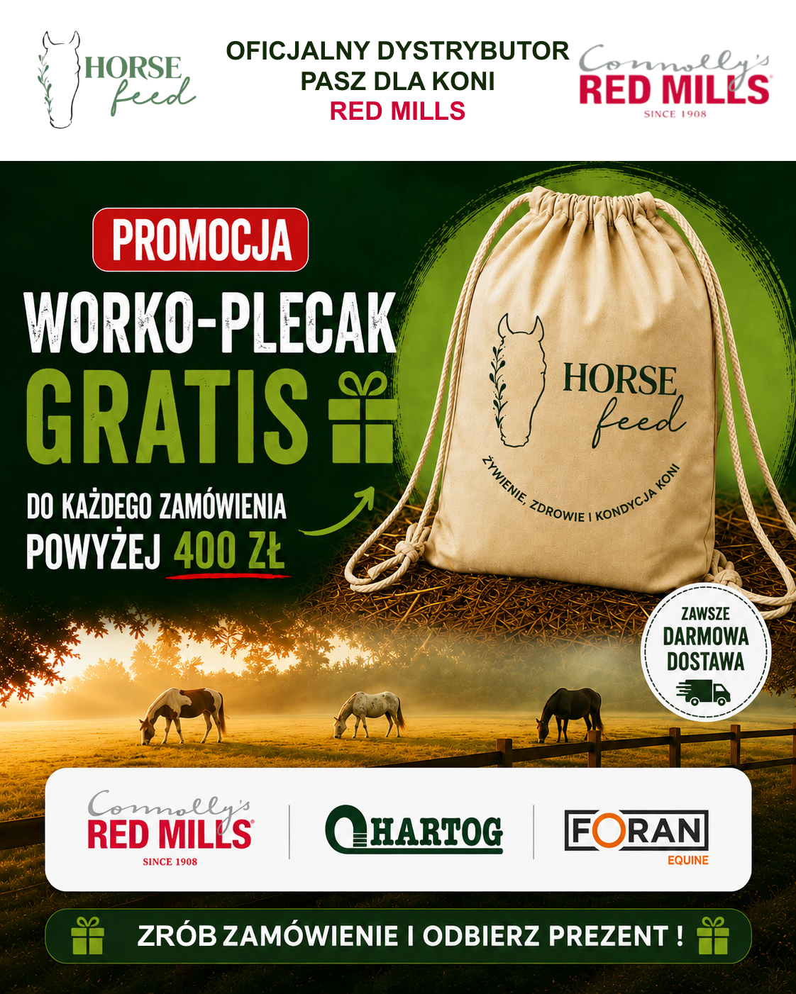 Horse Feed Facebook ad