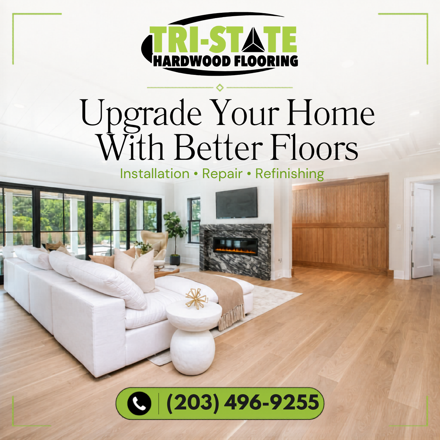 Tri-State Hardwood Flooring Facebook ad