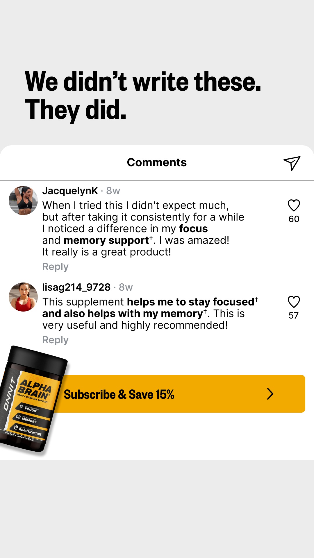 Onnit Facebook ad
