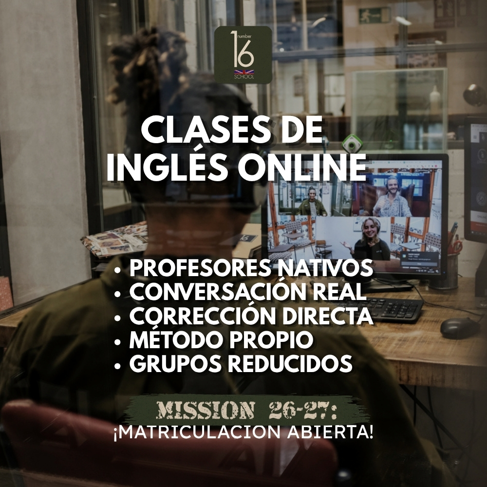 Academia de Inglés Number 16 School Facebook ad from Jul 31, 2026