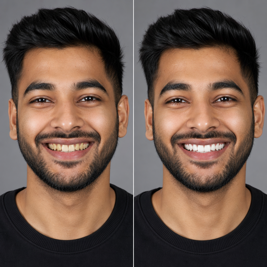 Velrico Facebook ad: A Cleaner Smile Changes Everything