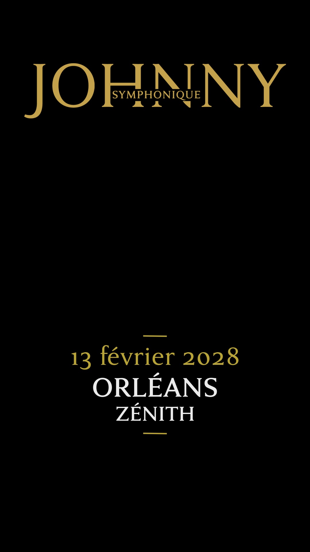 Johnny Symphonique Tour - Officiel Facebook ad: L’histoire continue… En tournée dans toute la France…