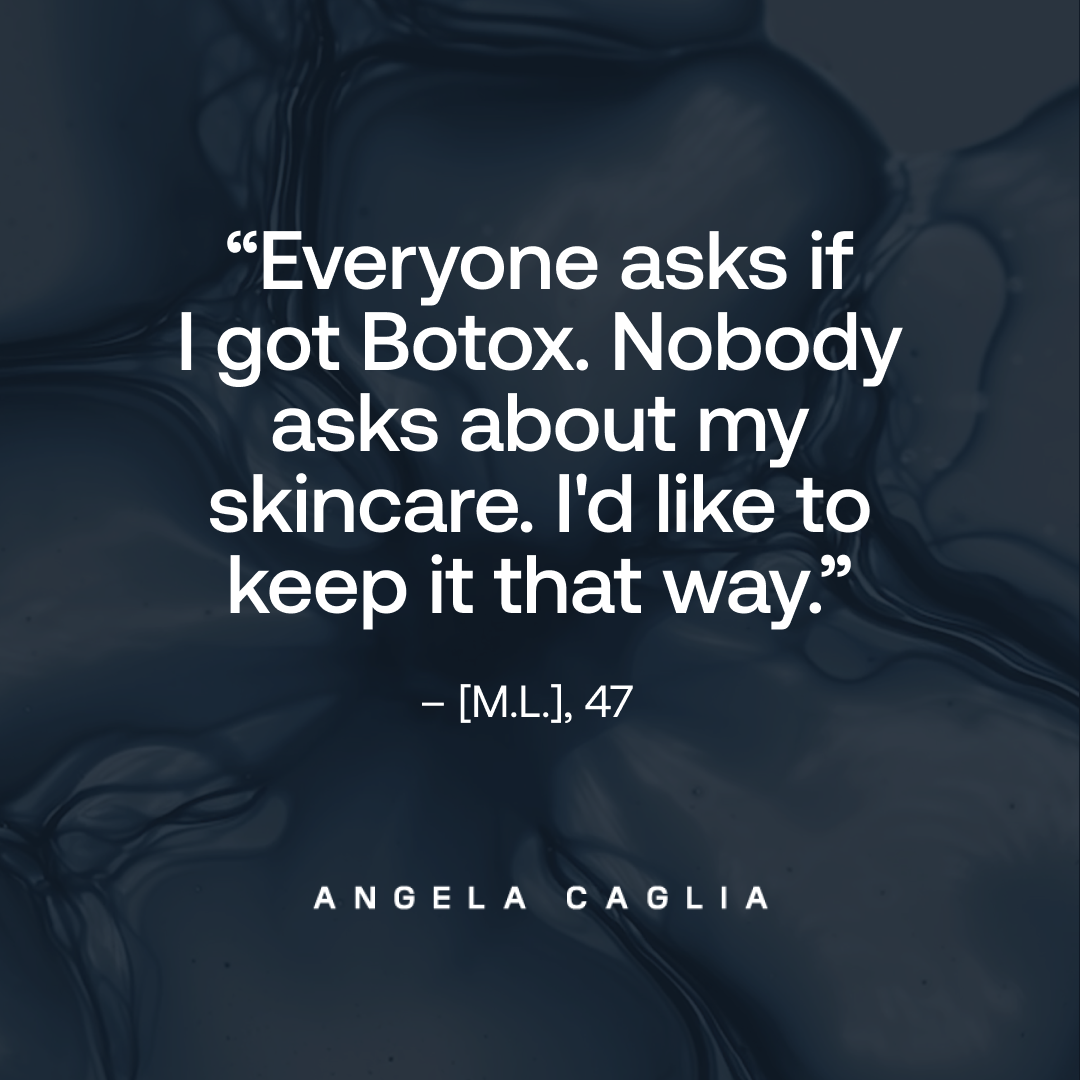 Angela Caglia Skincare Facebook ad