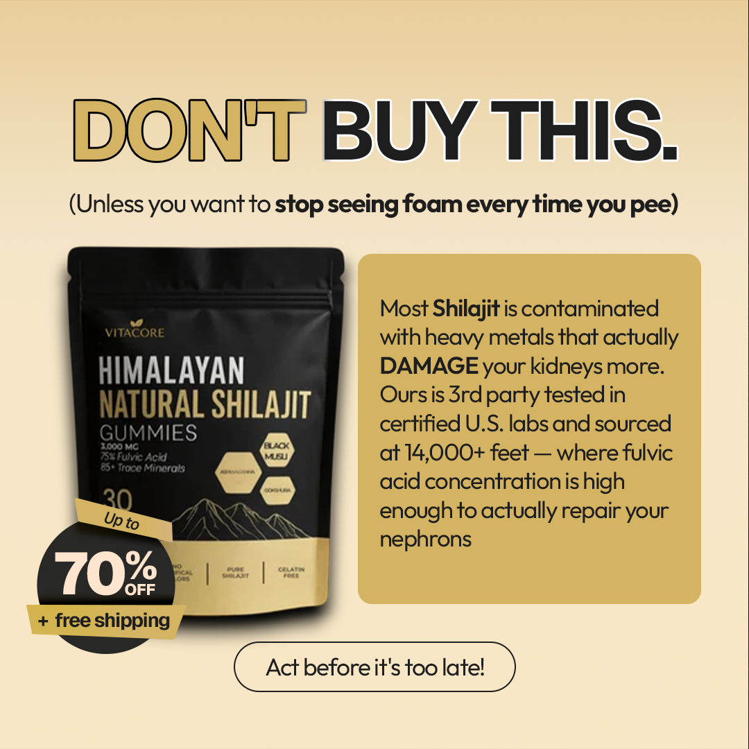 VitaCore Facebook ad: Save your kidneys before it's too late
