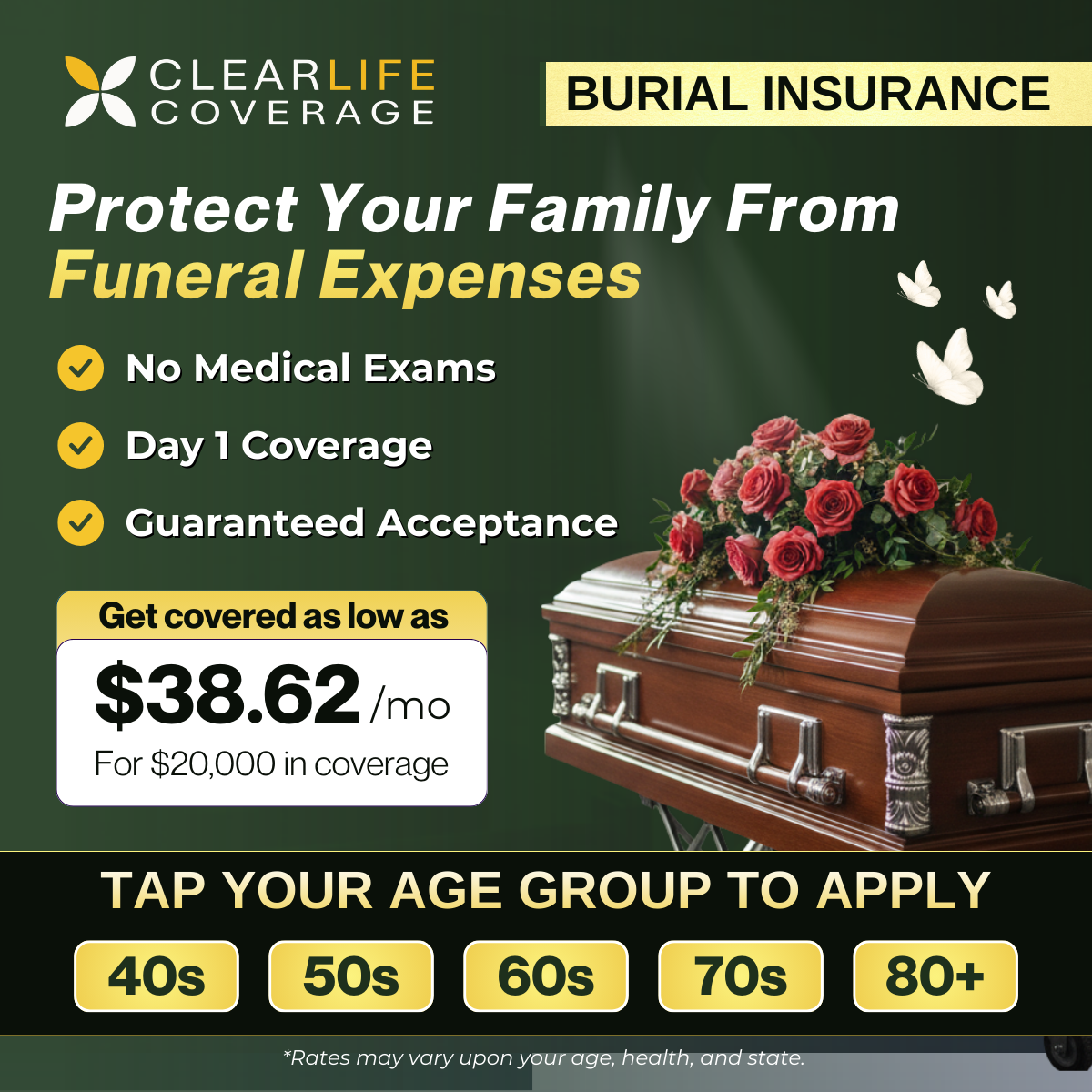 ClearLife Coverage Facebook ad from Jun 4, 2026