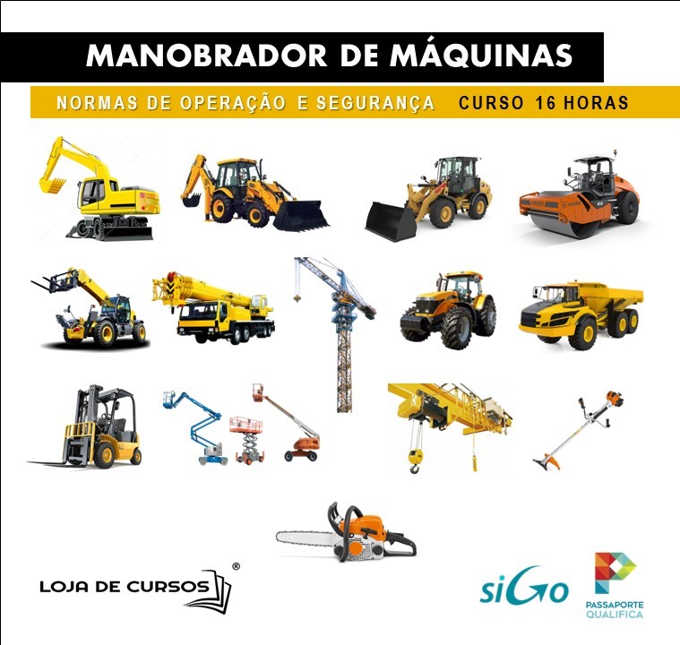 Loja de Cursos Facebook ad: Cursos para MANOBRADORES DE MÁQUINAS