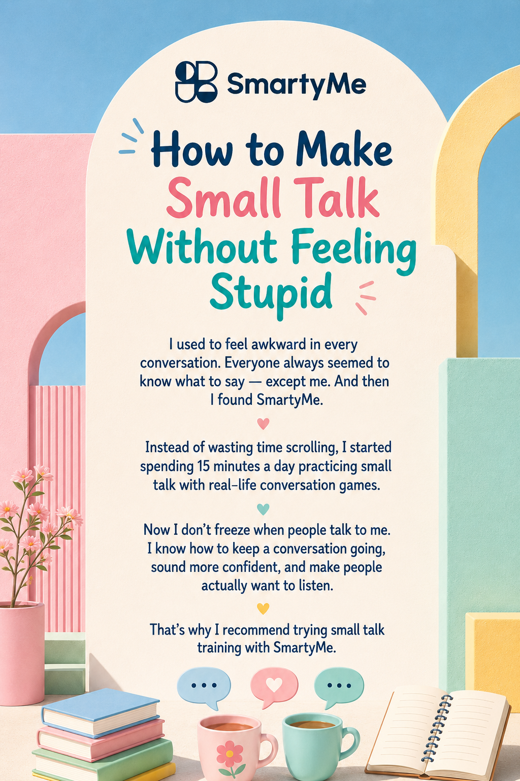 SmartyMe: Talk with Ease Facebook ad
