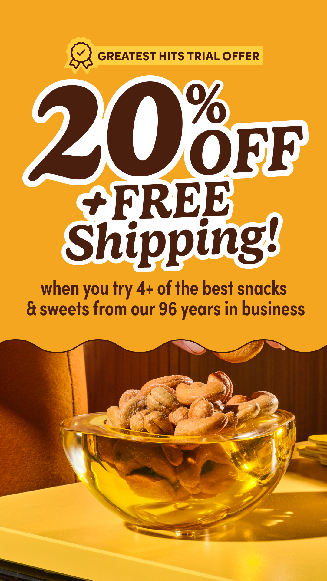 Nuts.com Facebook ad