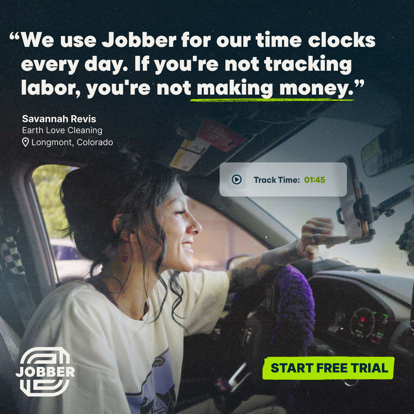 Jobber Facebook ad