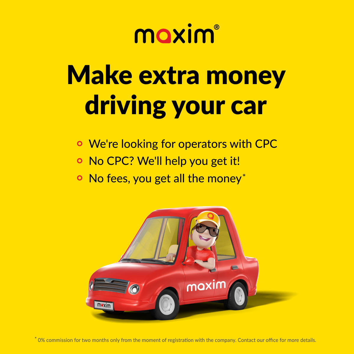 Maxim - rides & food delivery. Puerto princesa Facebook ad: Just a moment.