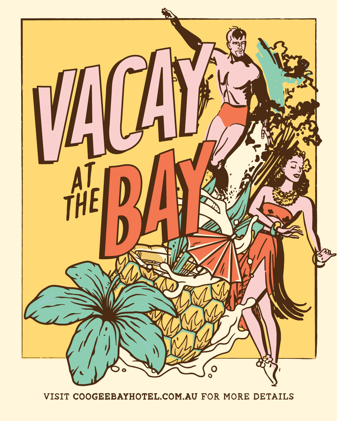 Coogee Bay Hotel Facebook ad: Vacay at the Bay