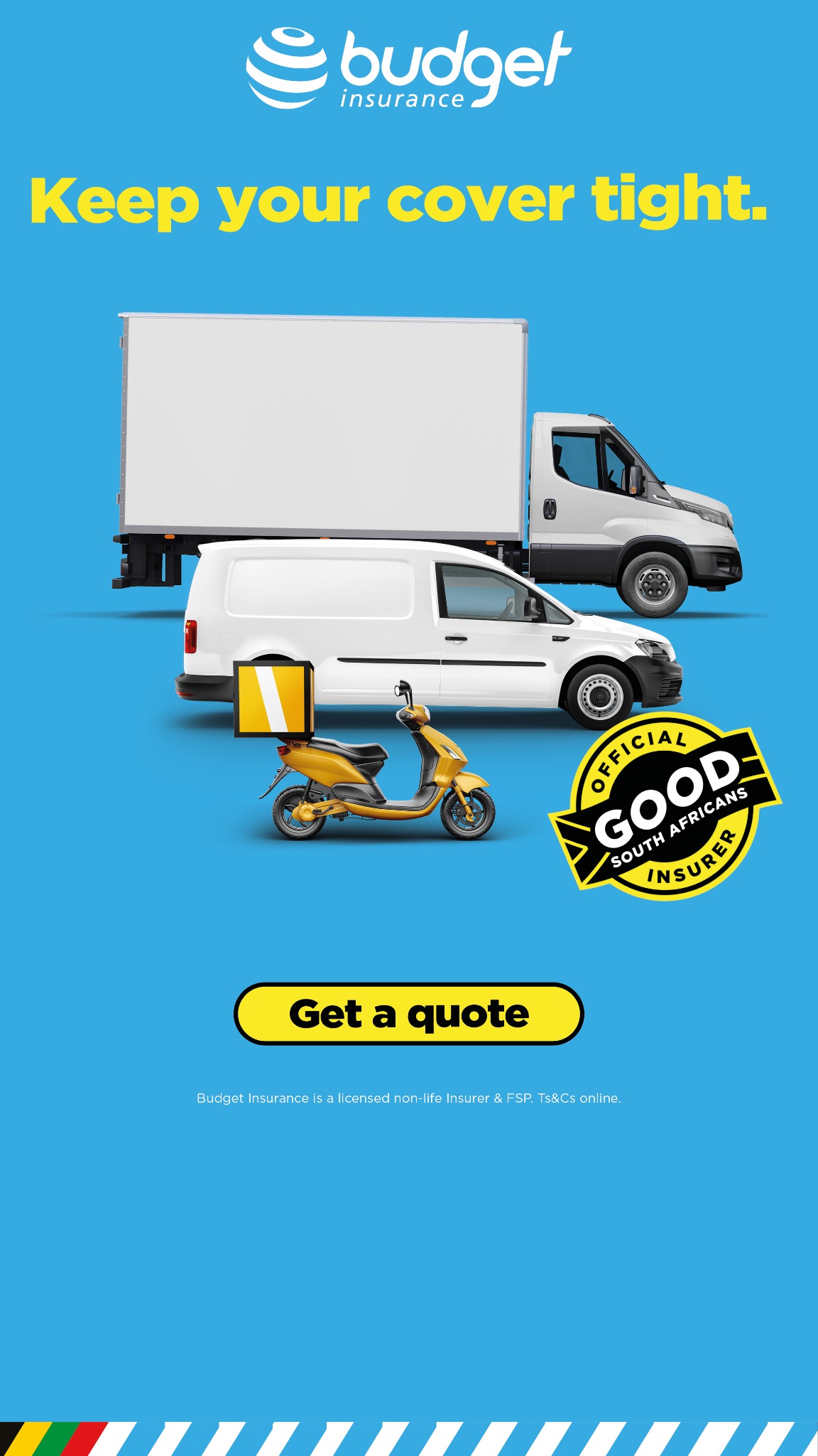 Budget Insurance Facebook ad