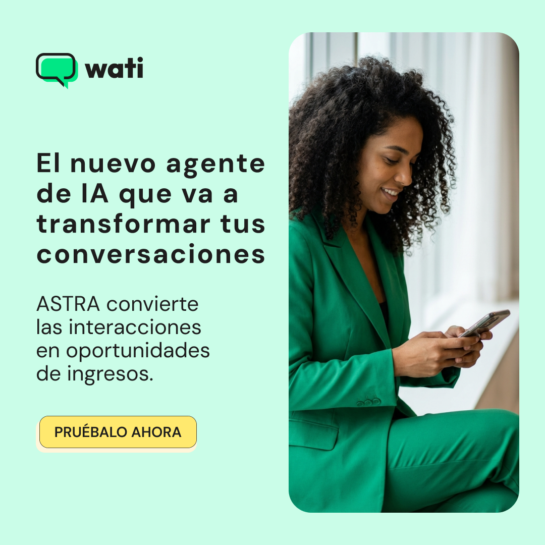 Wati LATAM Facebook ad: Más que un chatbot
