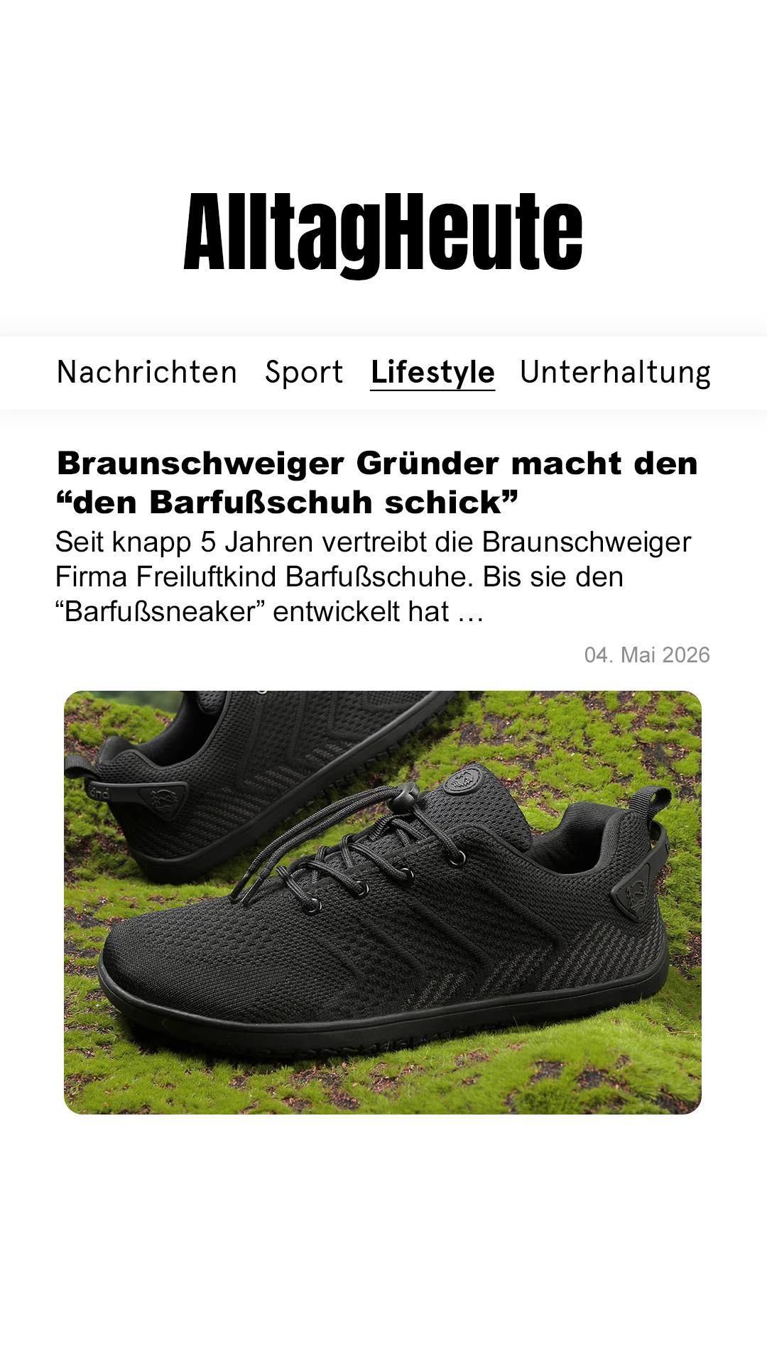 Freiluftkind Facebook ad