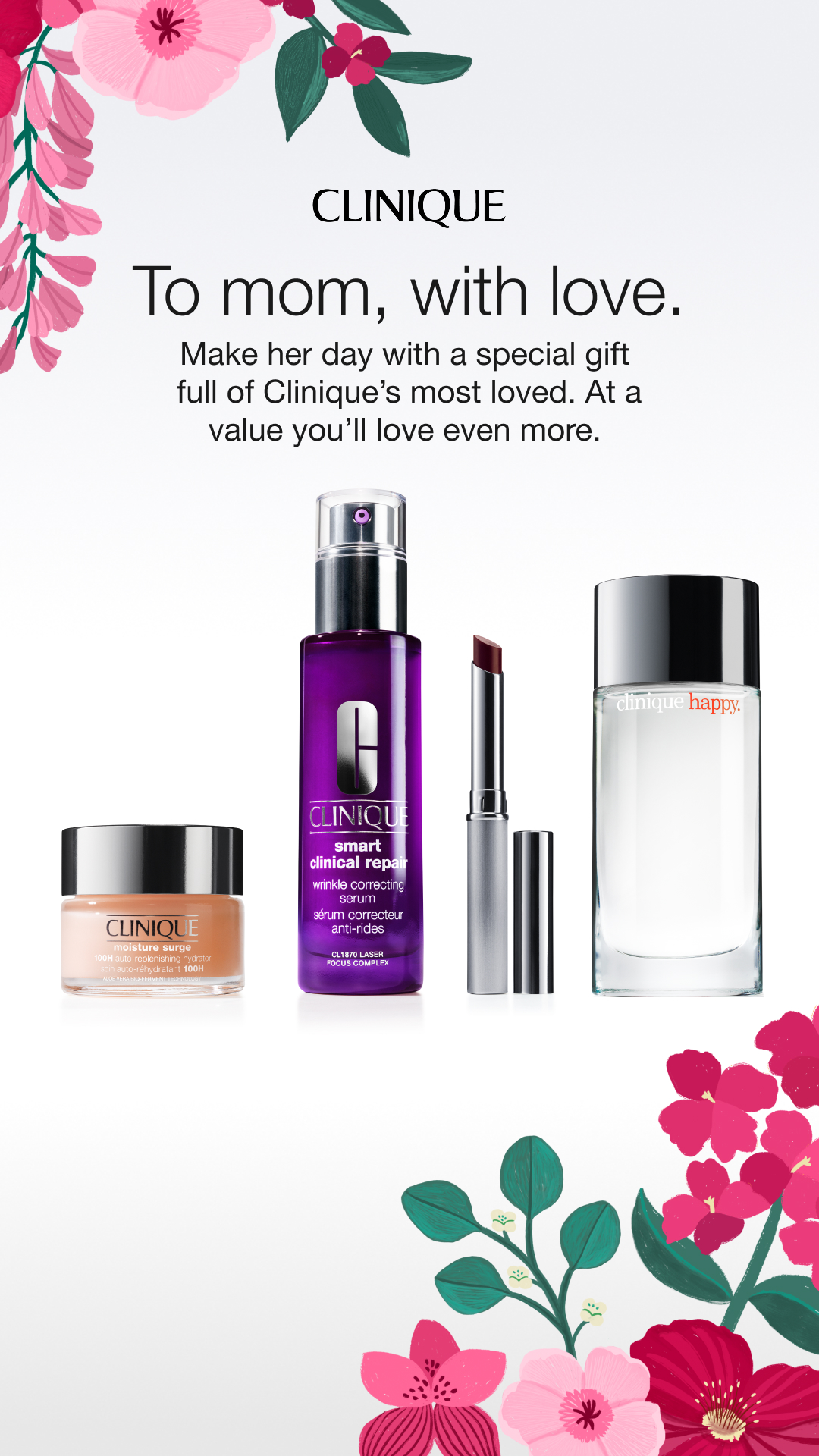 Clinique Facebook ad