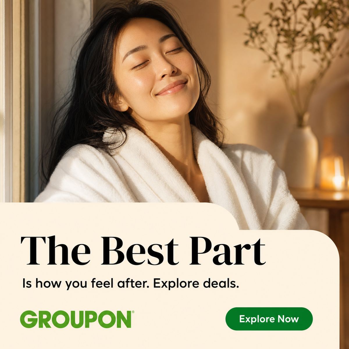 Groupon Facebook ad